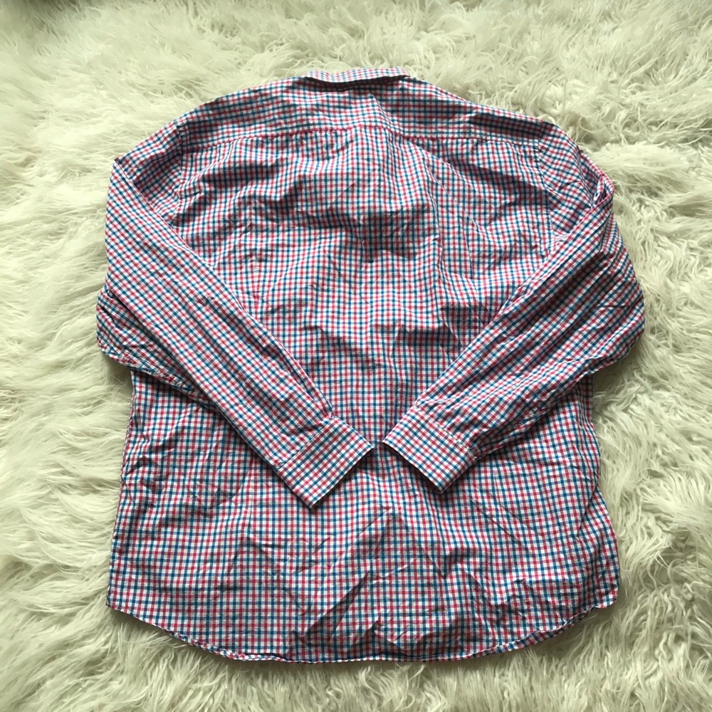 JEREMY ARGYLE CHECK PLAID GINGHAM BUTTON DOWN‎ - Picture 5 of 6